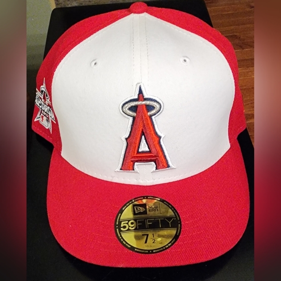 like new Los Angeles / Anaheim Angels hats from Hat Club size 7.5 - Picture 1 of 2